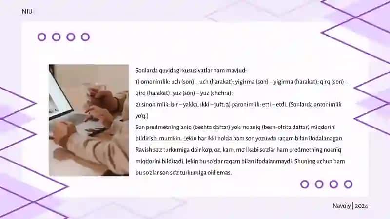Sonningma'noturlari.Hisobso'zlar 4