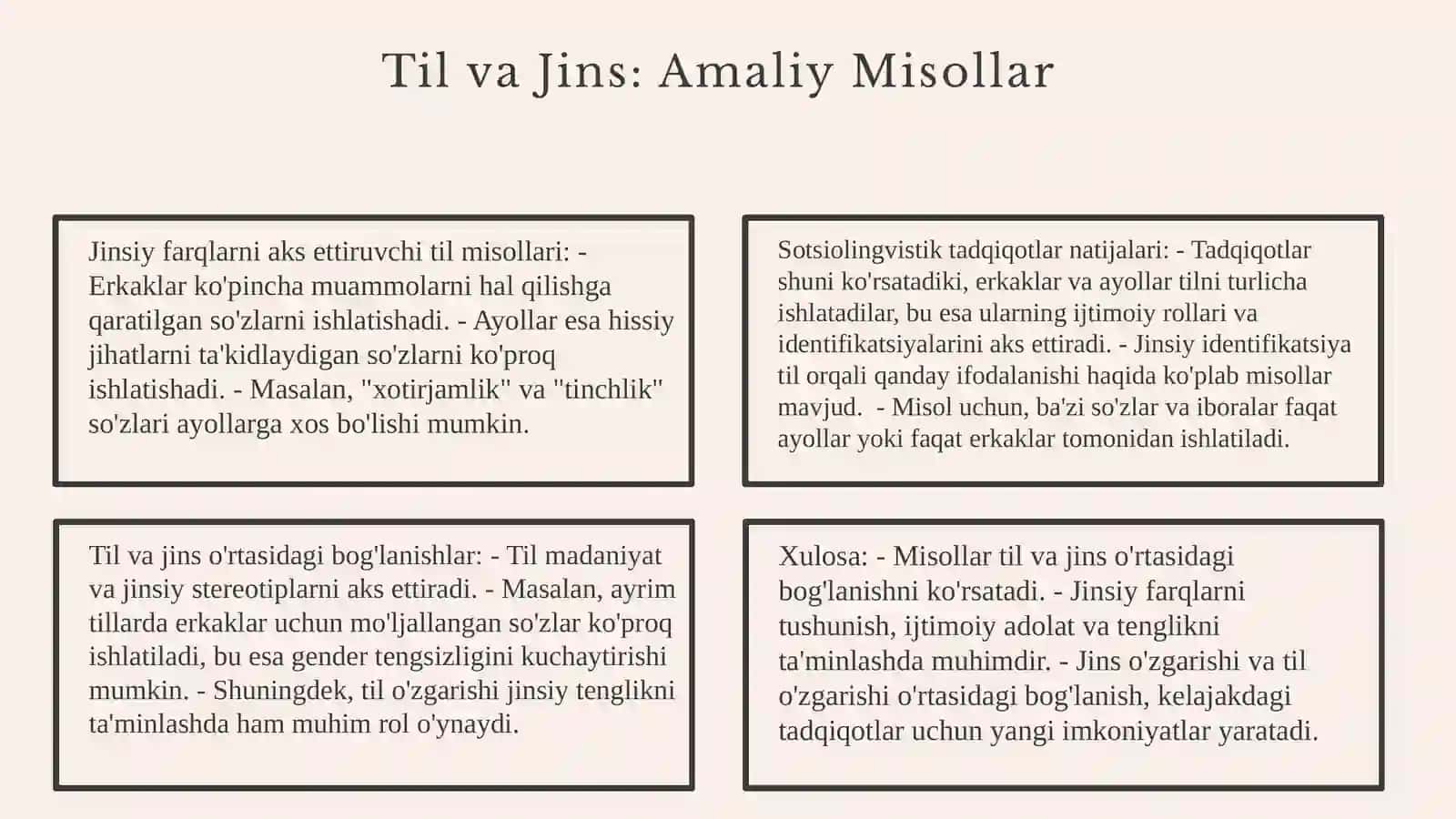 Sotsiolingvistikada til va jins 4