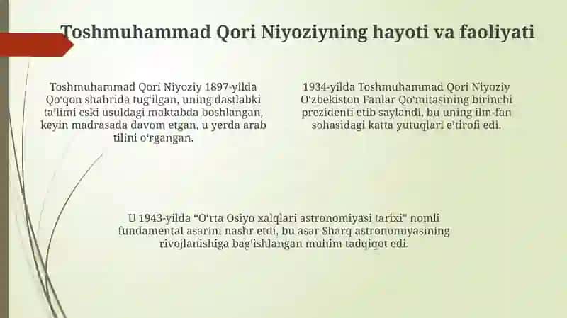Toshmuhammad Qori Niyoziy 4