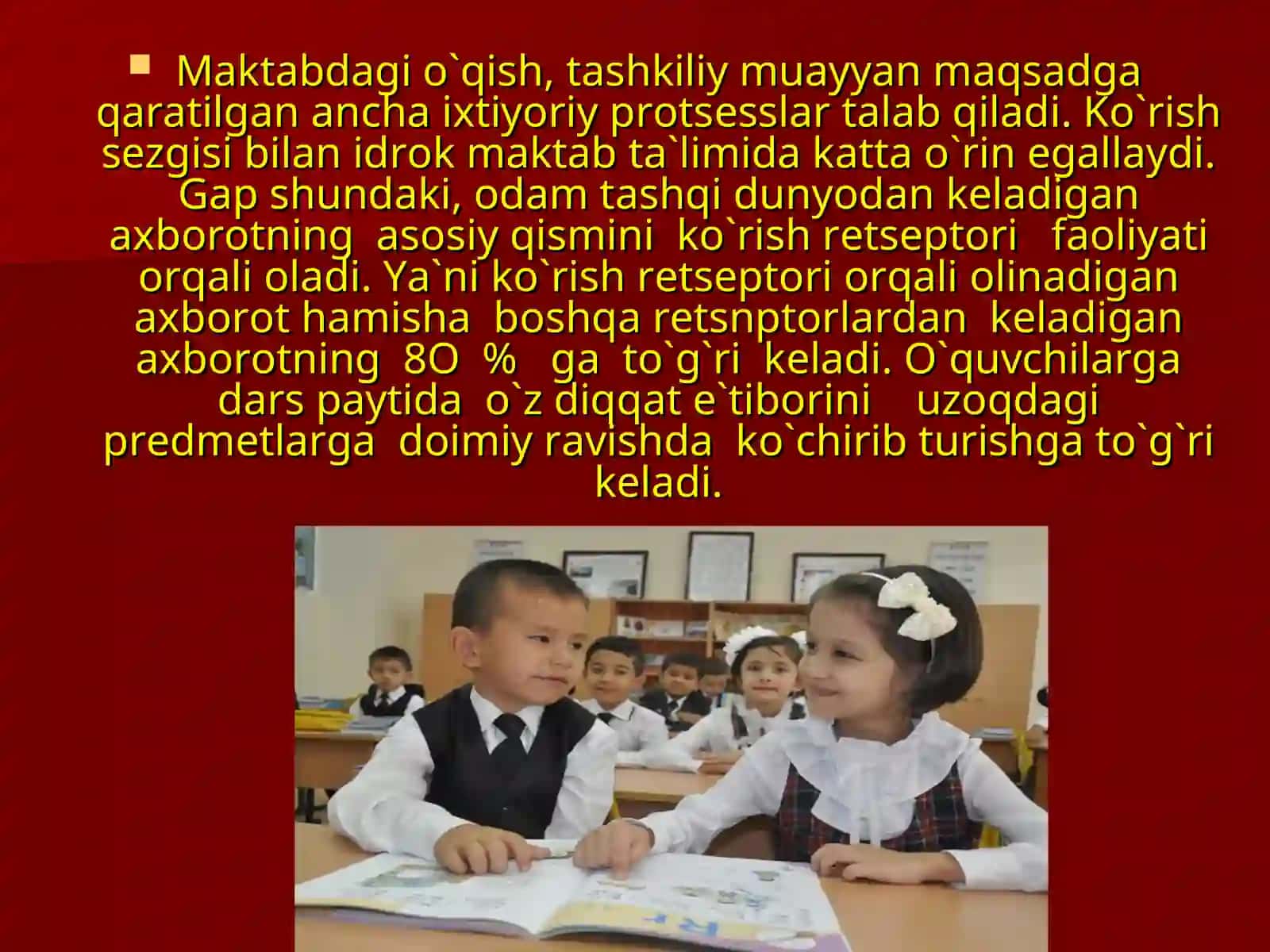 MAKTABGA PSIXOLGIK TAYYORGARLIK MUAMOSI YUZASIDAZN NAZARIY HAMDA AMALIY BILMLARNI SHAKLANTRISH 4