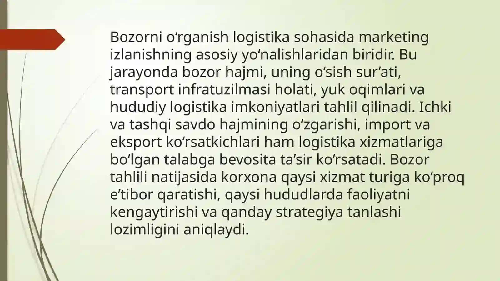 Logistikada marketing izlanish 4