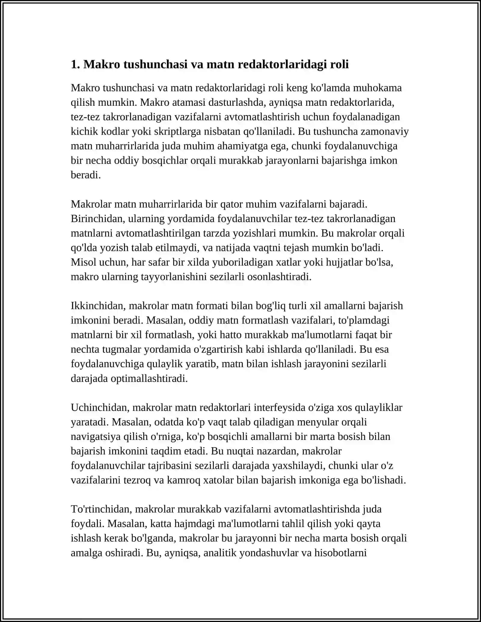 MAKRO TUSHUNCHASI VA MATN REDAKTORLARIDAGI MAKROSLAR 4