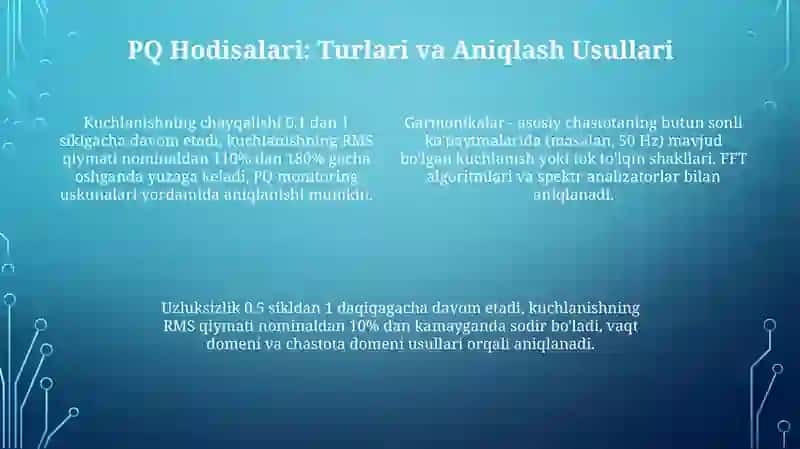 AI yordamida PQ (Power Quality) hodisalarini avtomatik tasniflash 4