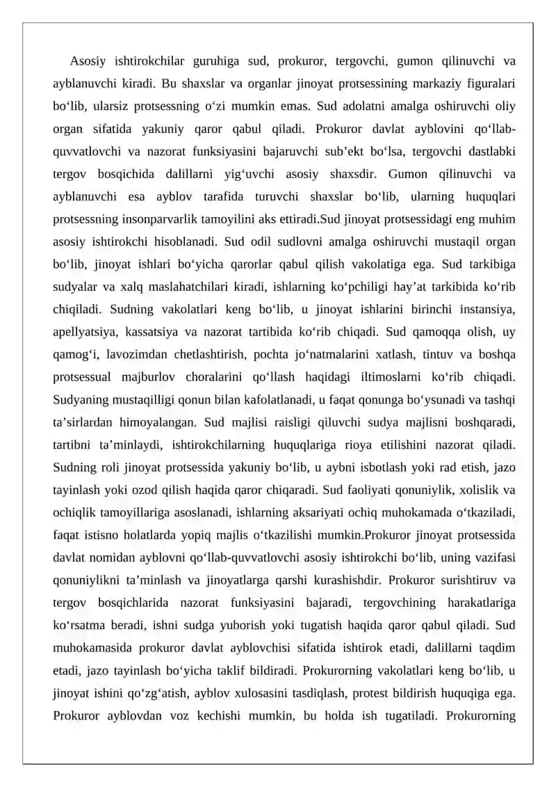 Jinoyat protsessi ishtirokchilarining xavfsizligini ta’minlash 4
