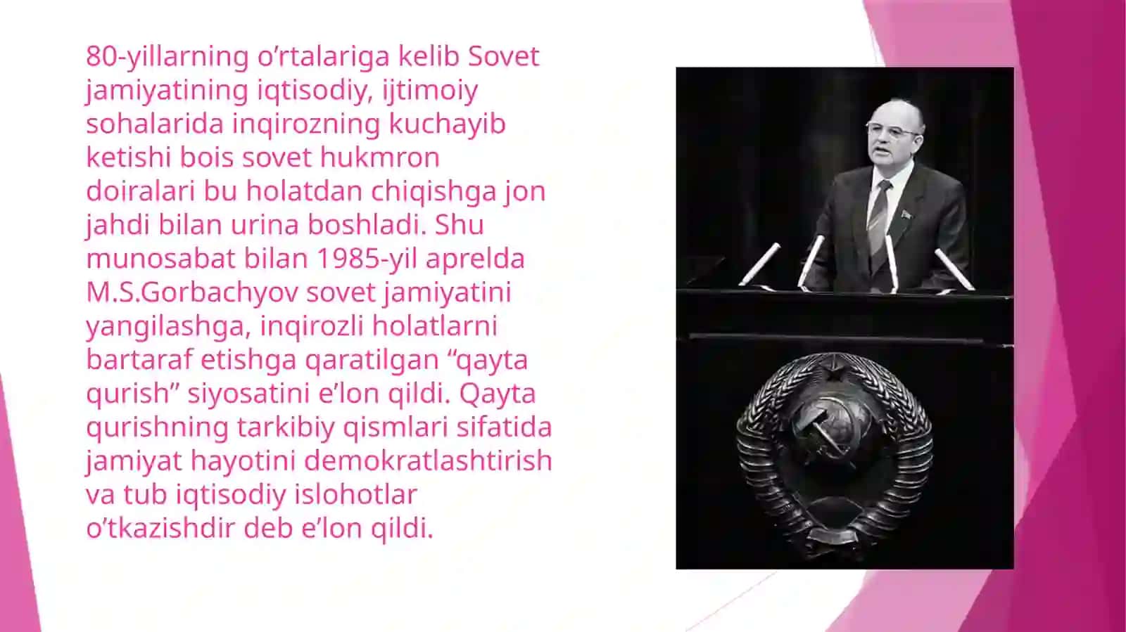 QAYTA QURISH YILLARIDA O’ZBEKISTONDAGI IJTIMOIY-SIYOSIY VAZIYAT 4