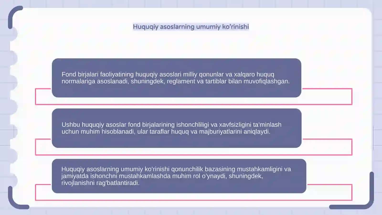 Fond birjalari faoliyatining huquqiy asoslari 4