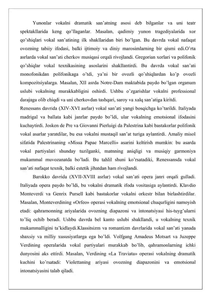 Vokal va zamonaviy musiqa fanining maqsadi va vazifasi 4