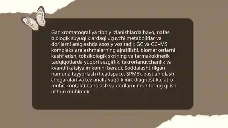 Xromatografiyaning tibbiy izlanishlardagi imkoniyatlari 4