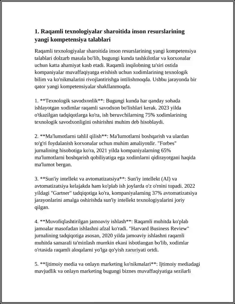 AXBOROTLASHTIRILGAN REJIMLI TEXNOLOGIYALAR JARAYONIDA INSON RESURSLARIGA YANGI TALABLAR 4