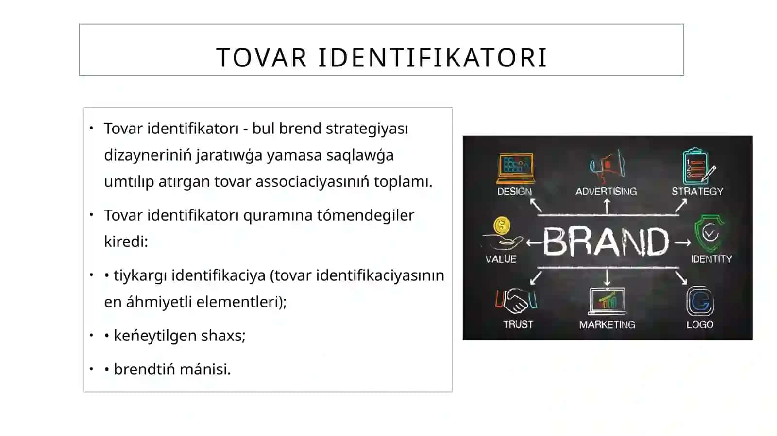 Brend identifikaciyası hám brend imidjin qáliplestiriw principleri 4