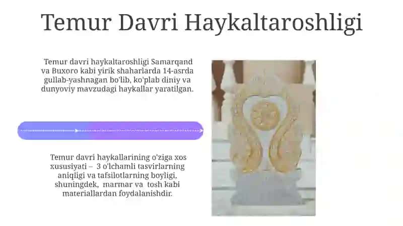 Oʻzbekiston haykaltaroshlik sanʼati 4