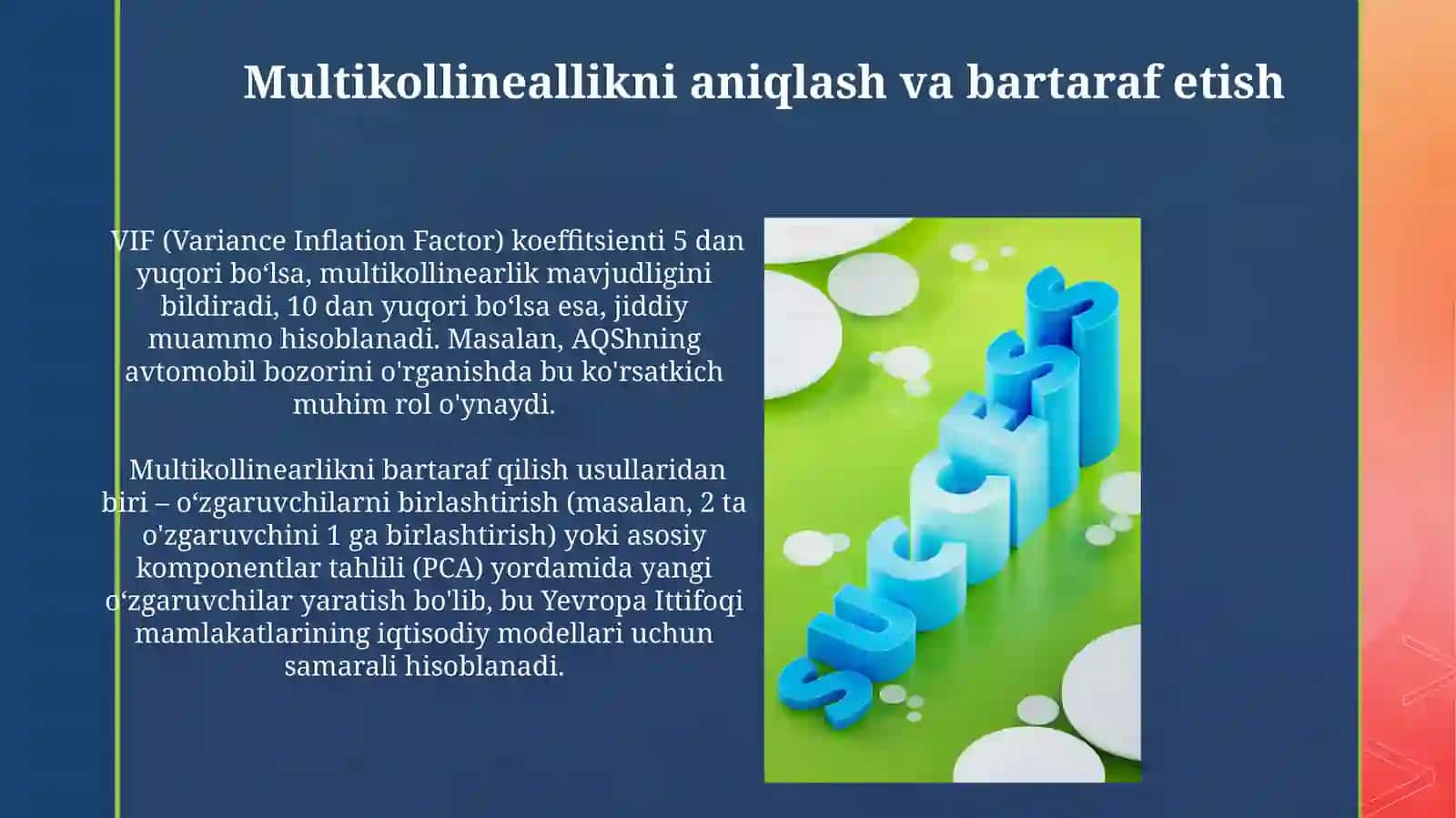 Bozor hajmini aniqlashda ekonometrikmodellardan foydalanish 4