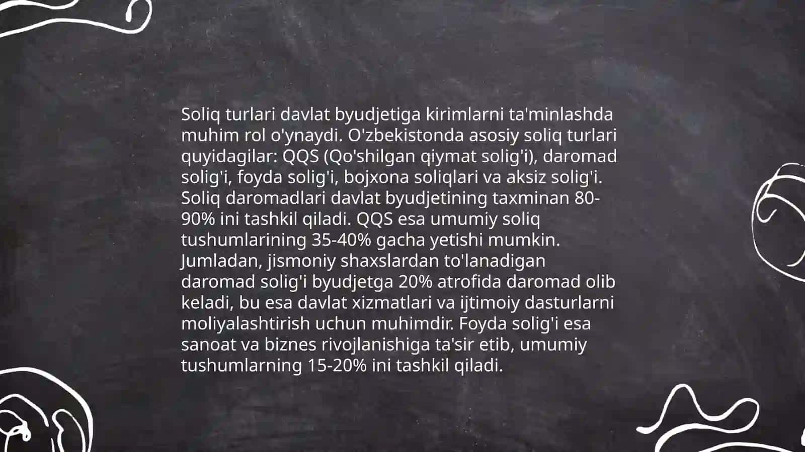 Soliqlarning davlat byudjetini shakllantirishdagi roli 4