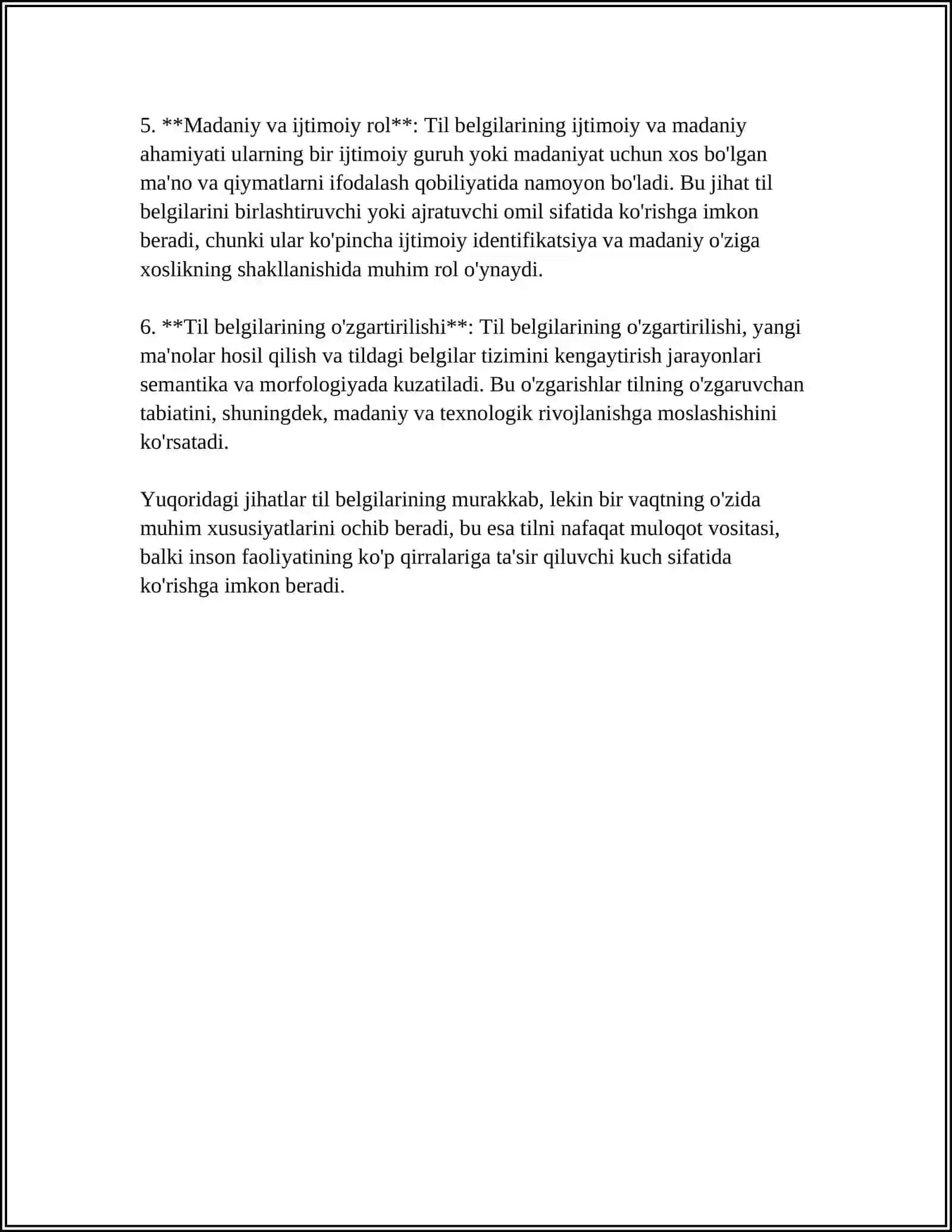 Til belgilarining o'ziga xos xususiyatlari 4