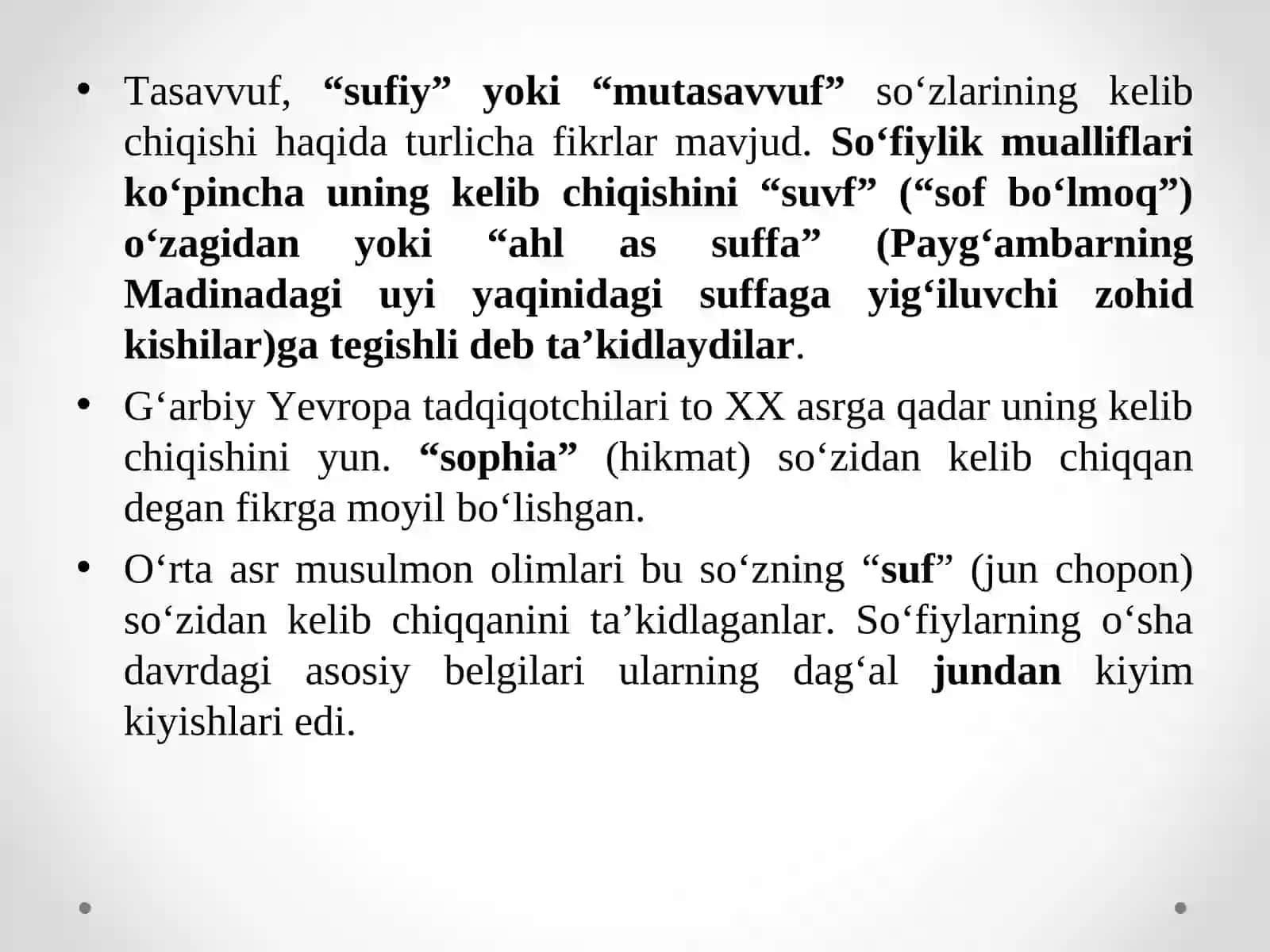 Tasavvuf ta'limotining Sharq madaniyatiga ta`siri 4