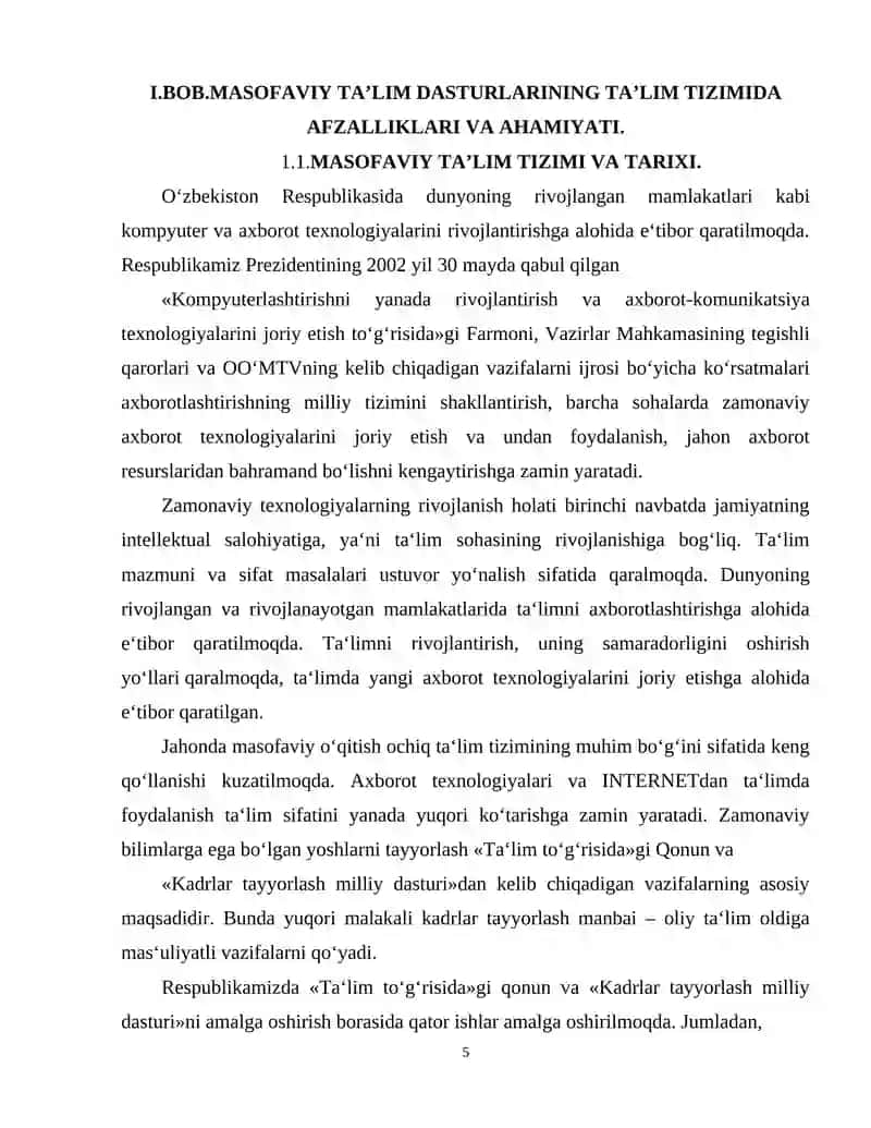 TA’LIM MENEJMENTINI O’QITISHDA MASOFAVIY TA’LIMDAN FOYDALANISH 4