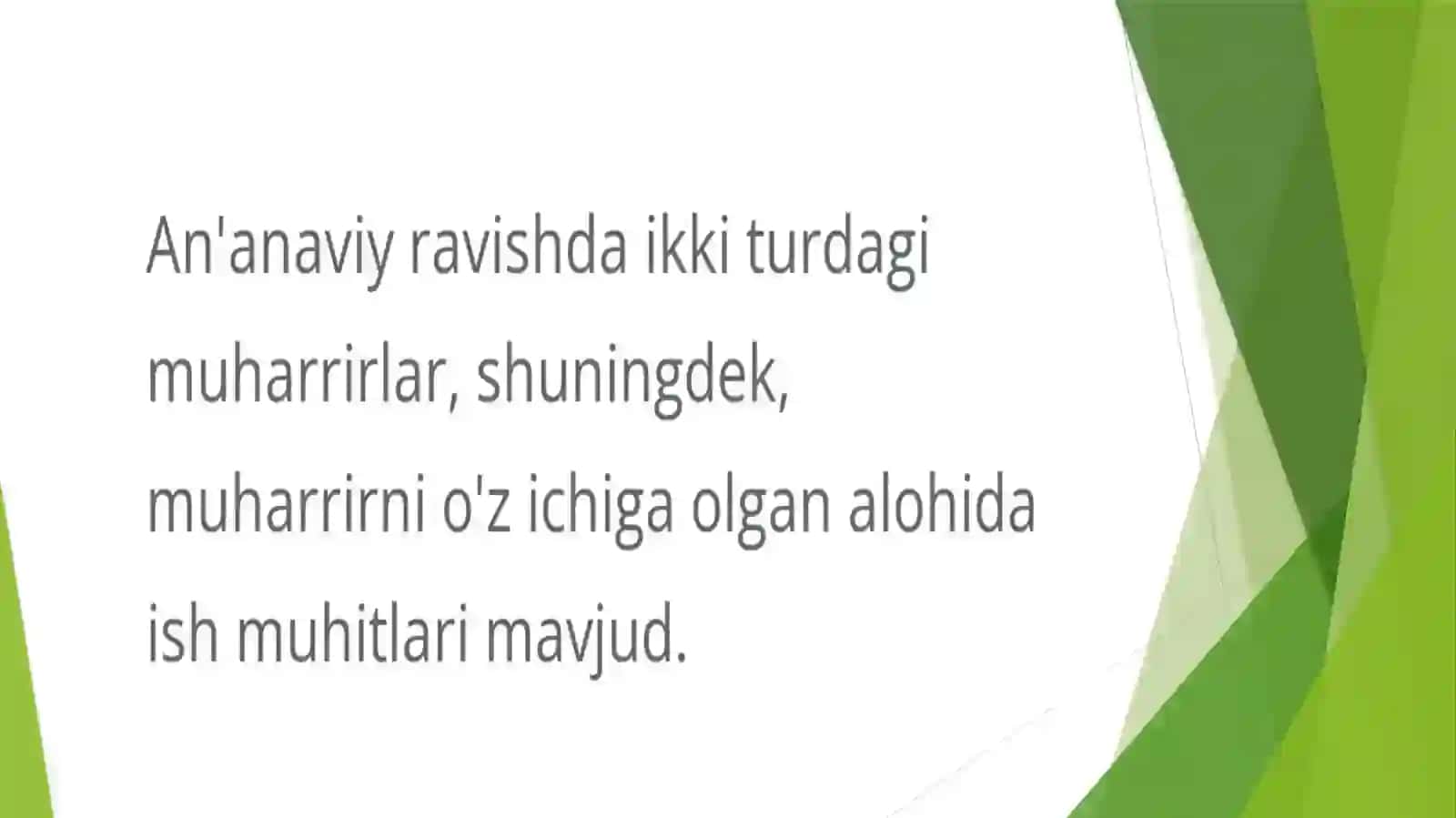 Matn muharrirlari va protsessorlari 4
