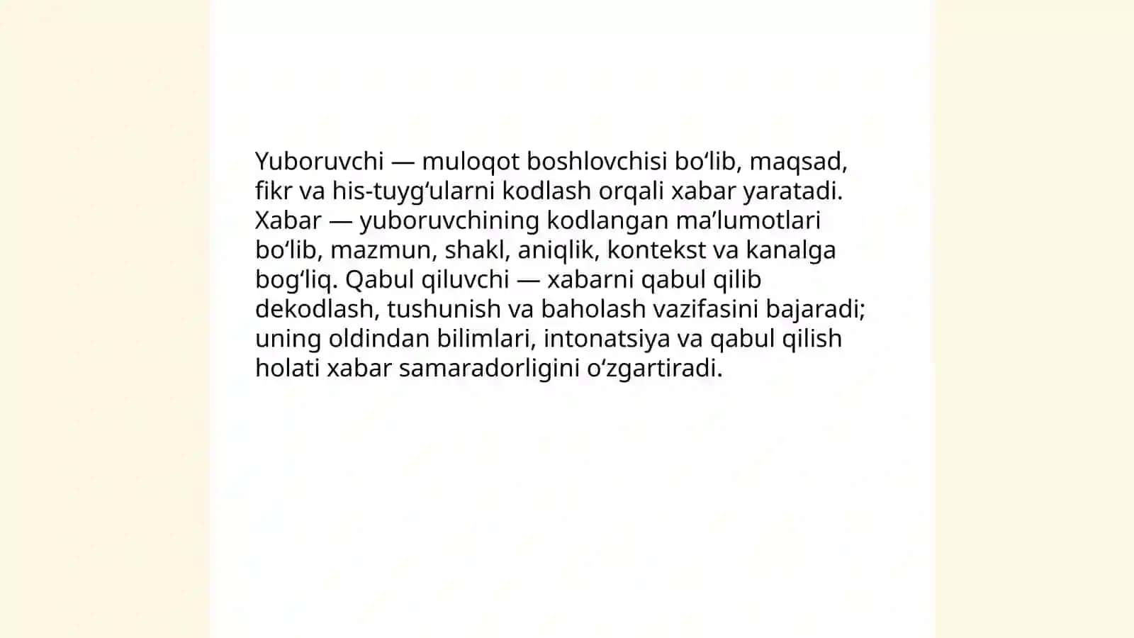 Muloqot haqida tushuncha 4