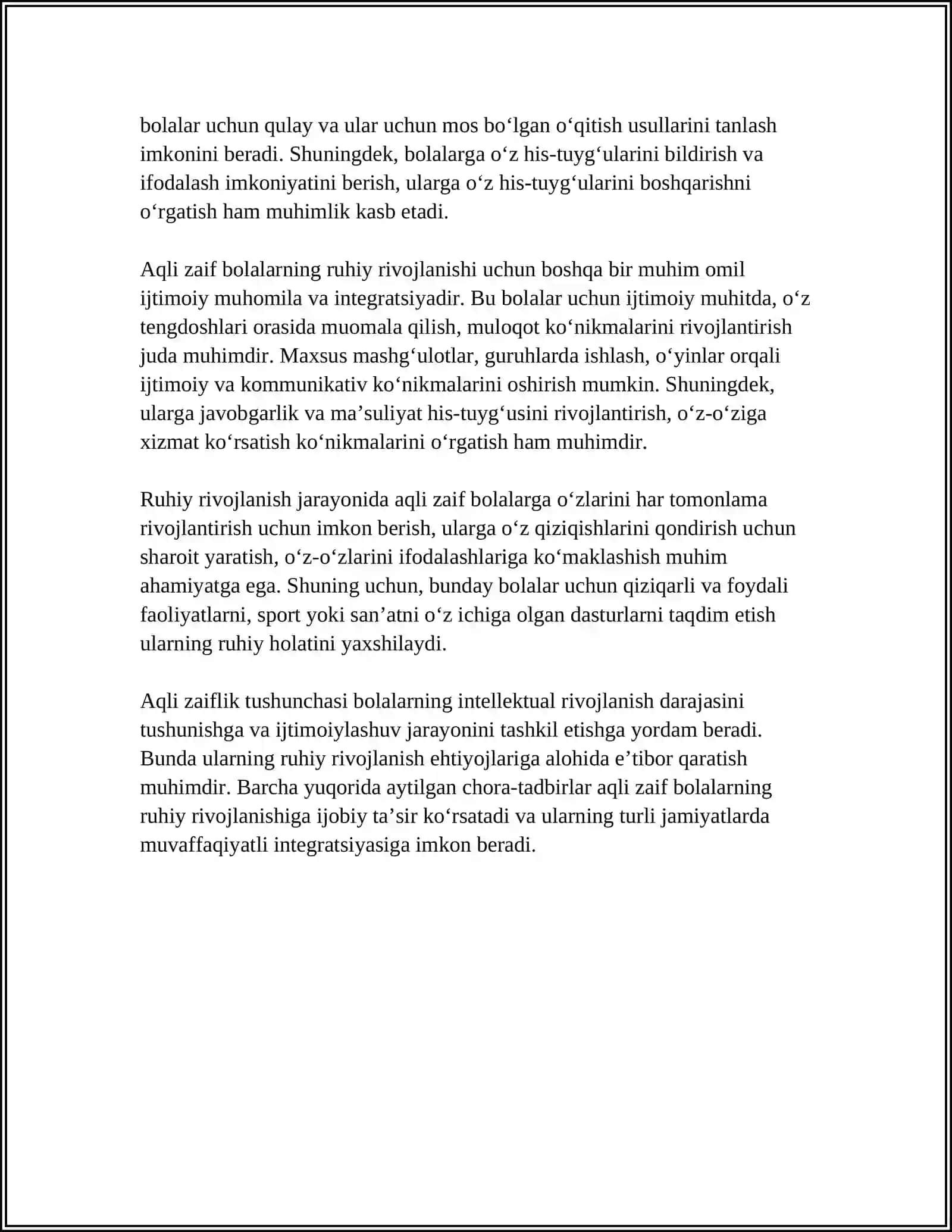 AQLI ZAIF BOLALARNING RUXIY RIVOJLANISH XUSUSIYATLARI 4