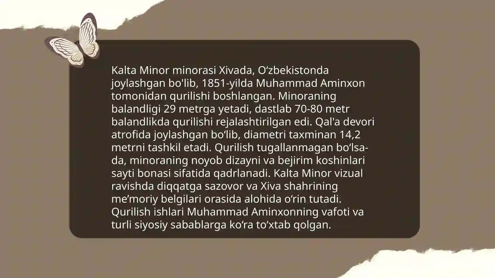 Kalta Minor tarixi 4
