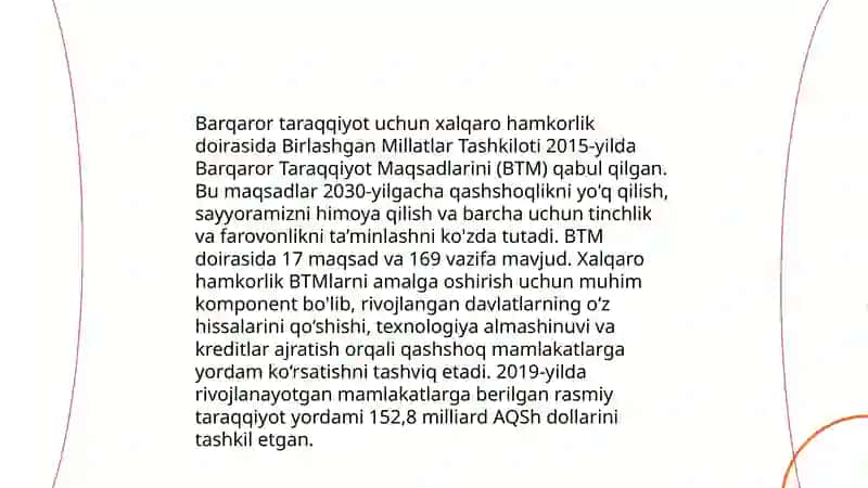 Barqaror Taraqqiyotni Taʼminlashda Globallashuvning Ijobiy va Salbiy Yoʻnalishlari 4