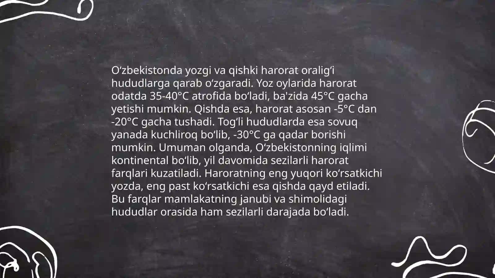 Oʻzbekiston iqlimi 4