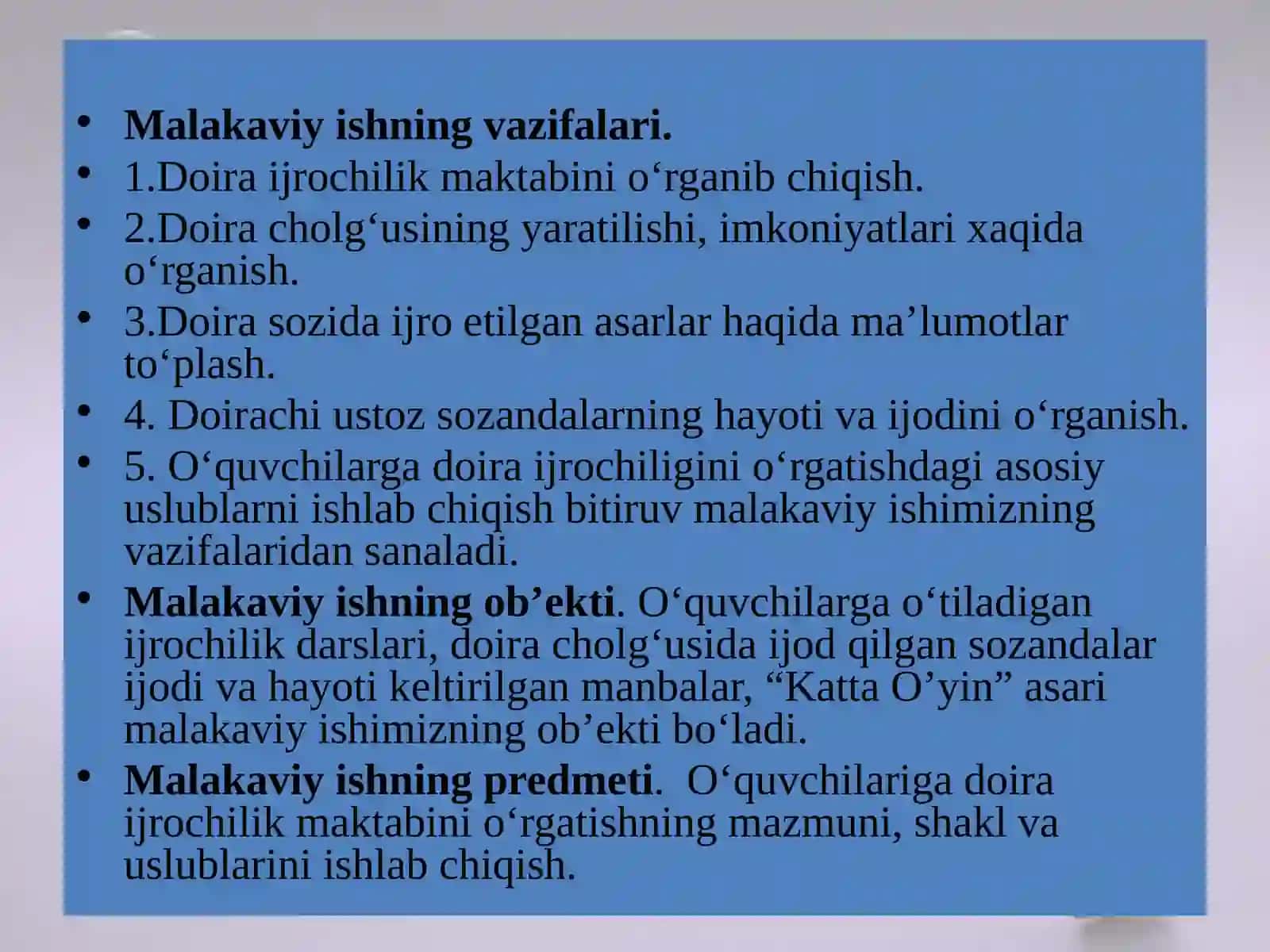 BMSMning 5-sinf o’quvchilariga []ning “Katta o’yin” asarini o’rgatish metodikasi 4