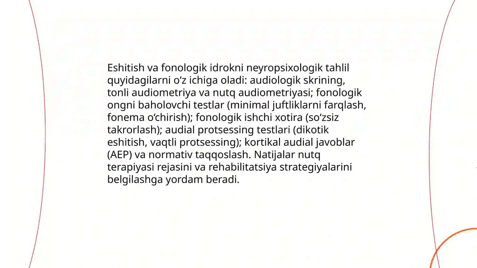 Nutq kamchiligiga ega bo'lgan shaxslarni idrokini neyropsixologik o'rganish 4