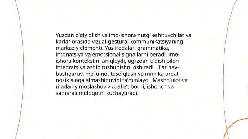Imo-ishora nutqining yuz mimikasi 4