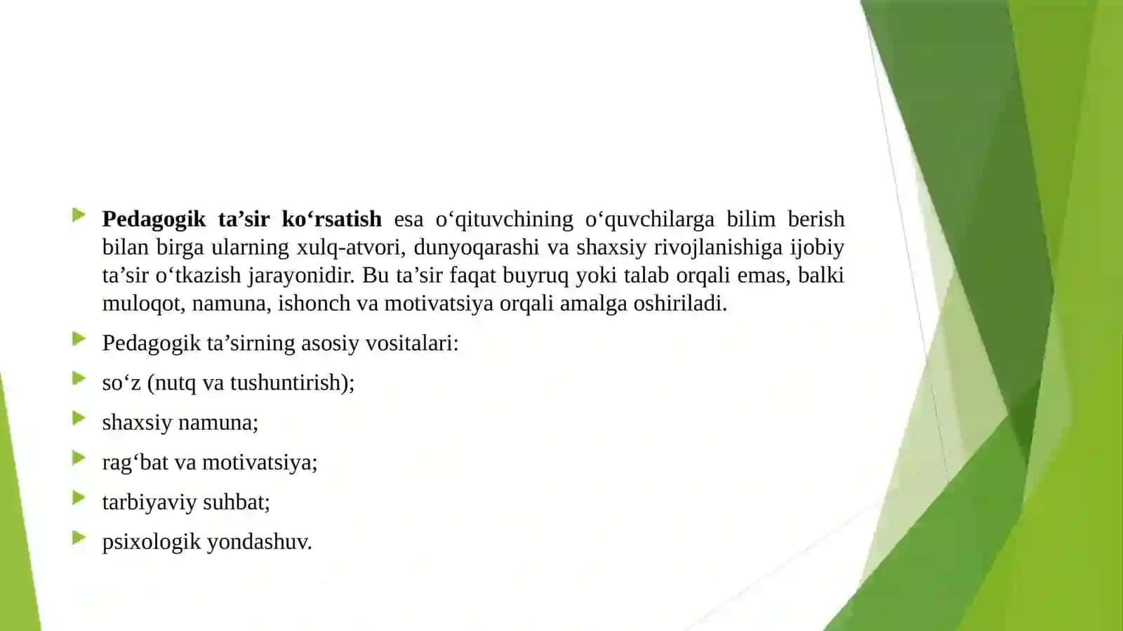 Kommunikativ qobiliyat va pedagogik tasir ko'rsatish 4