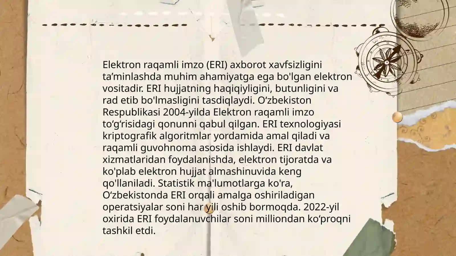 Elektron hujjat va elektron hujjat almashinuvi 4