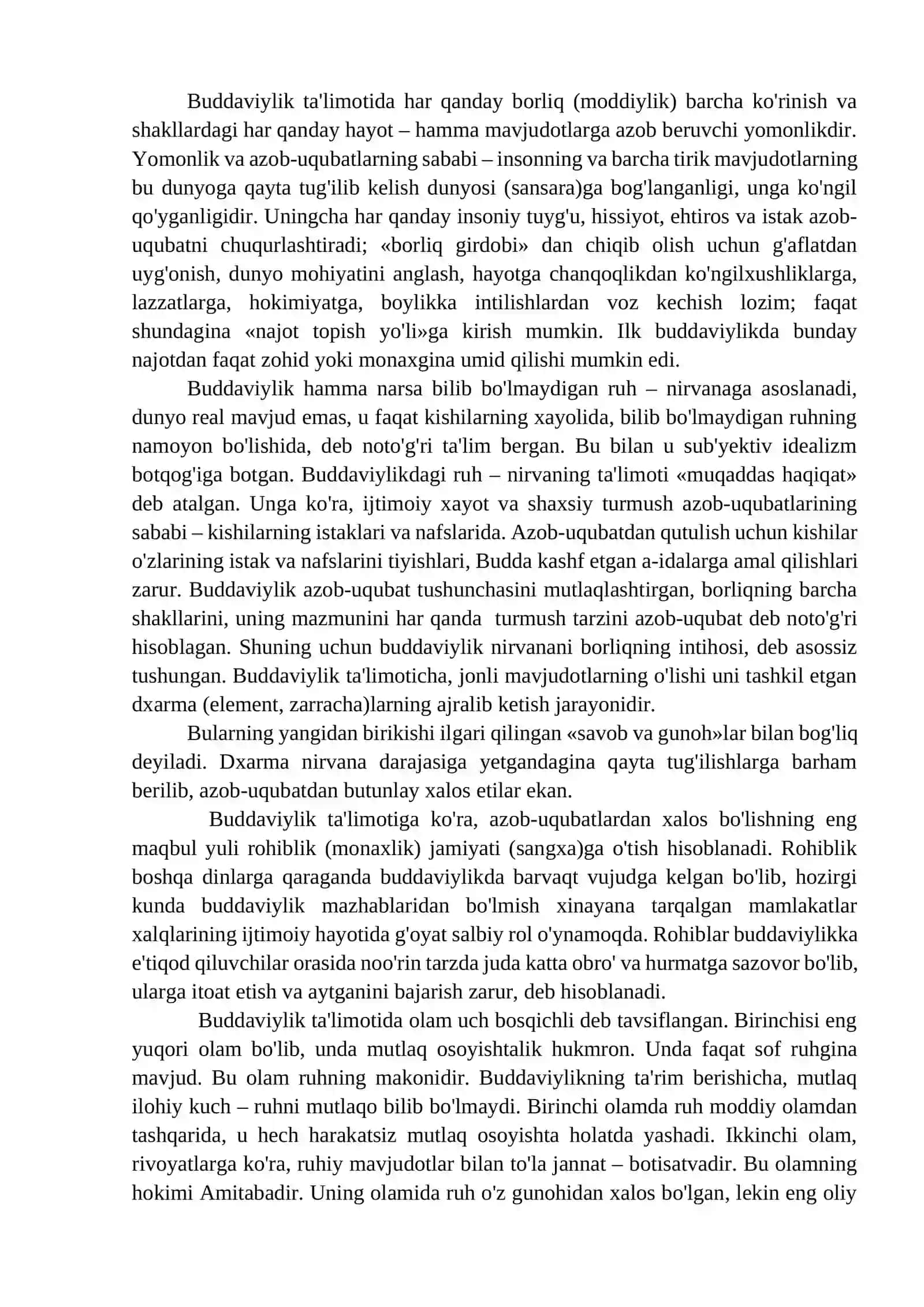 Tripitakan va buddaviylikning muqaddas manbalari 4