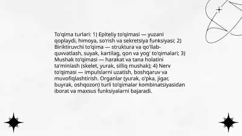Odam organizmining tuzilishi va salomatligi 4