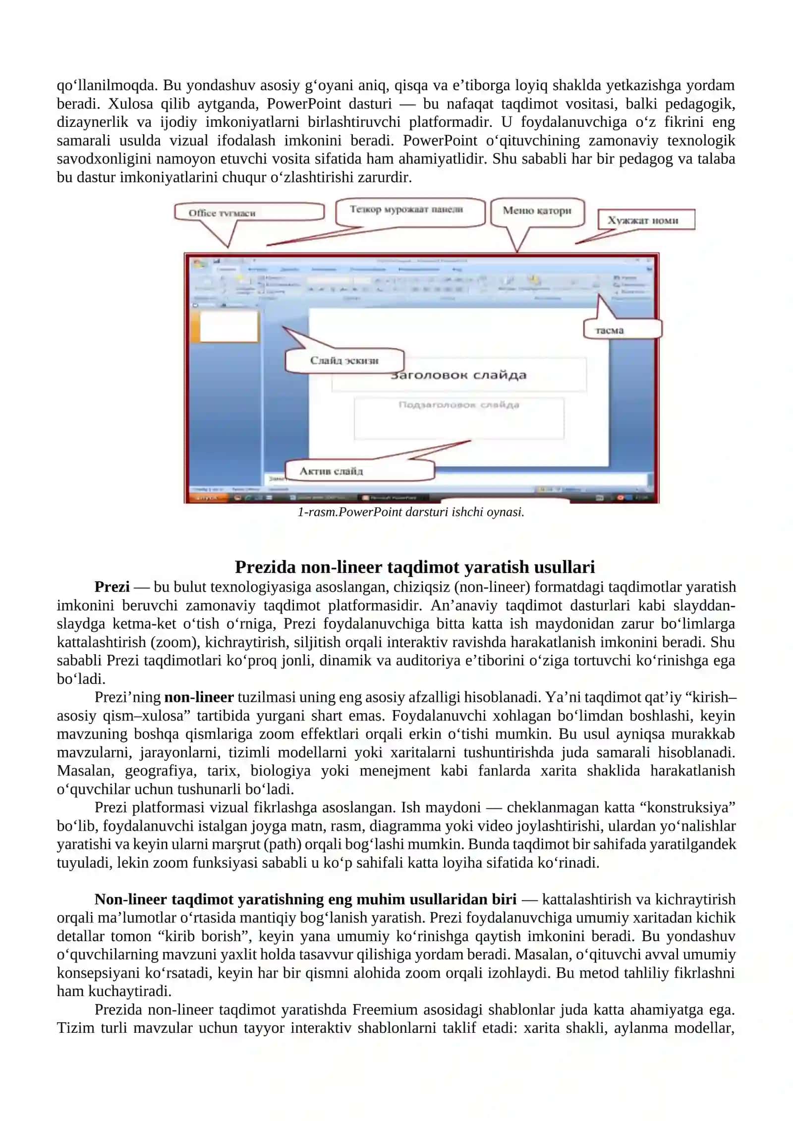 Taqdimot dasturlari (PowerPoint, Prezi, Focusky va boshqa dasturlar) 4