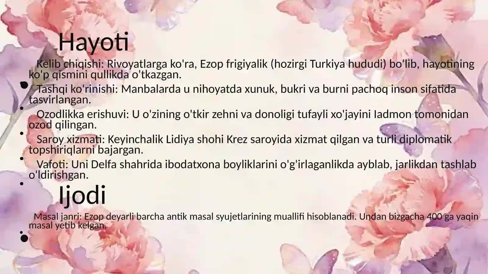 Ezop masallari 4