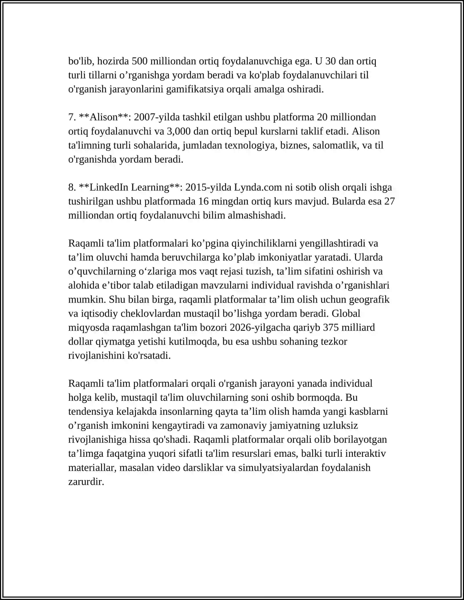 RAQAMLI TALIM TEXNALOGIYALARI 4