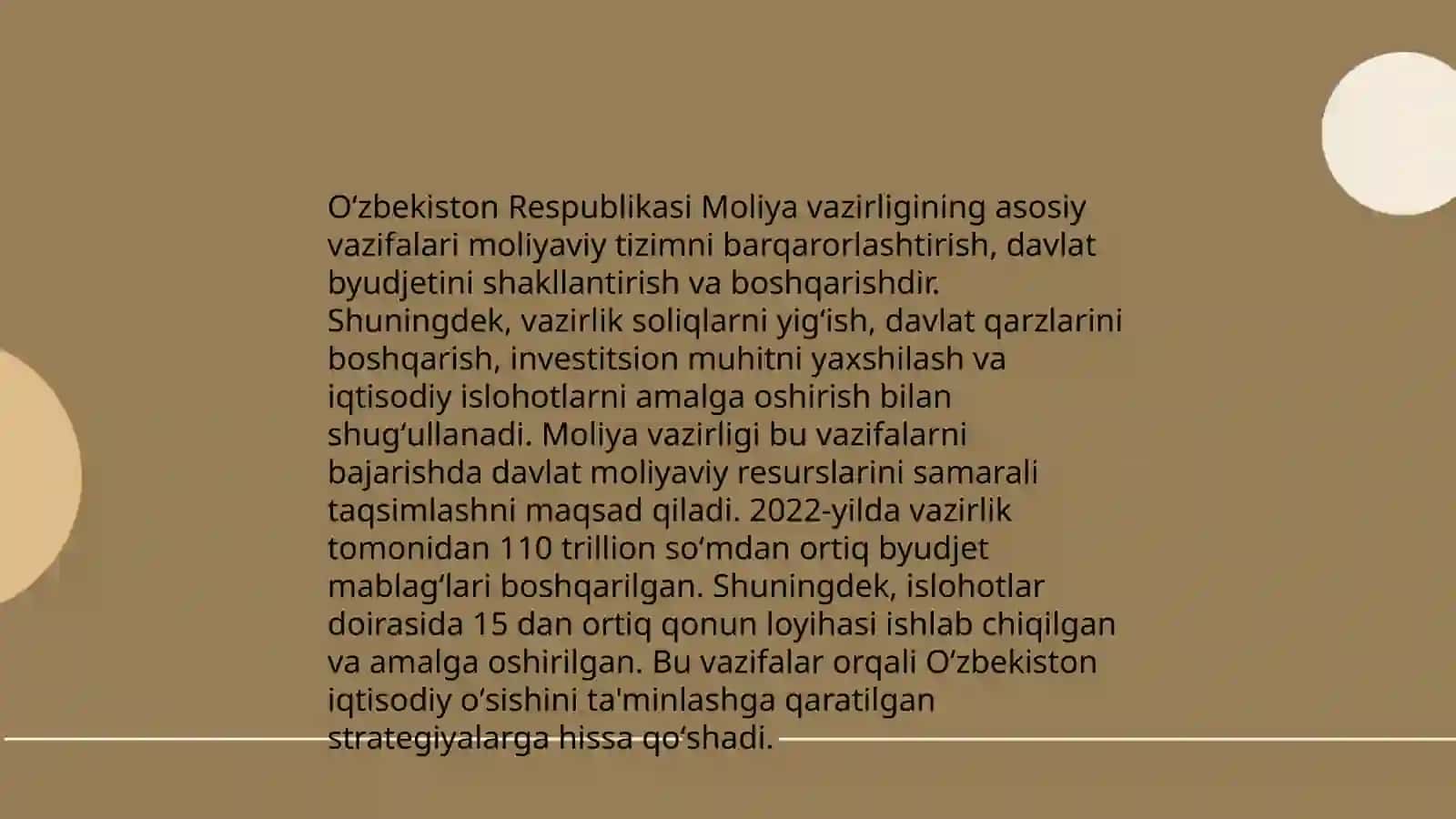 Oʻzbekiston Respublikasi Moliya tizimi toʻgʻrisida internet maʼlumotlarini toʻplash 4