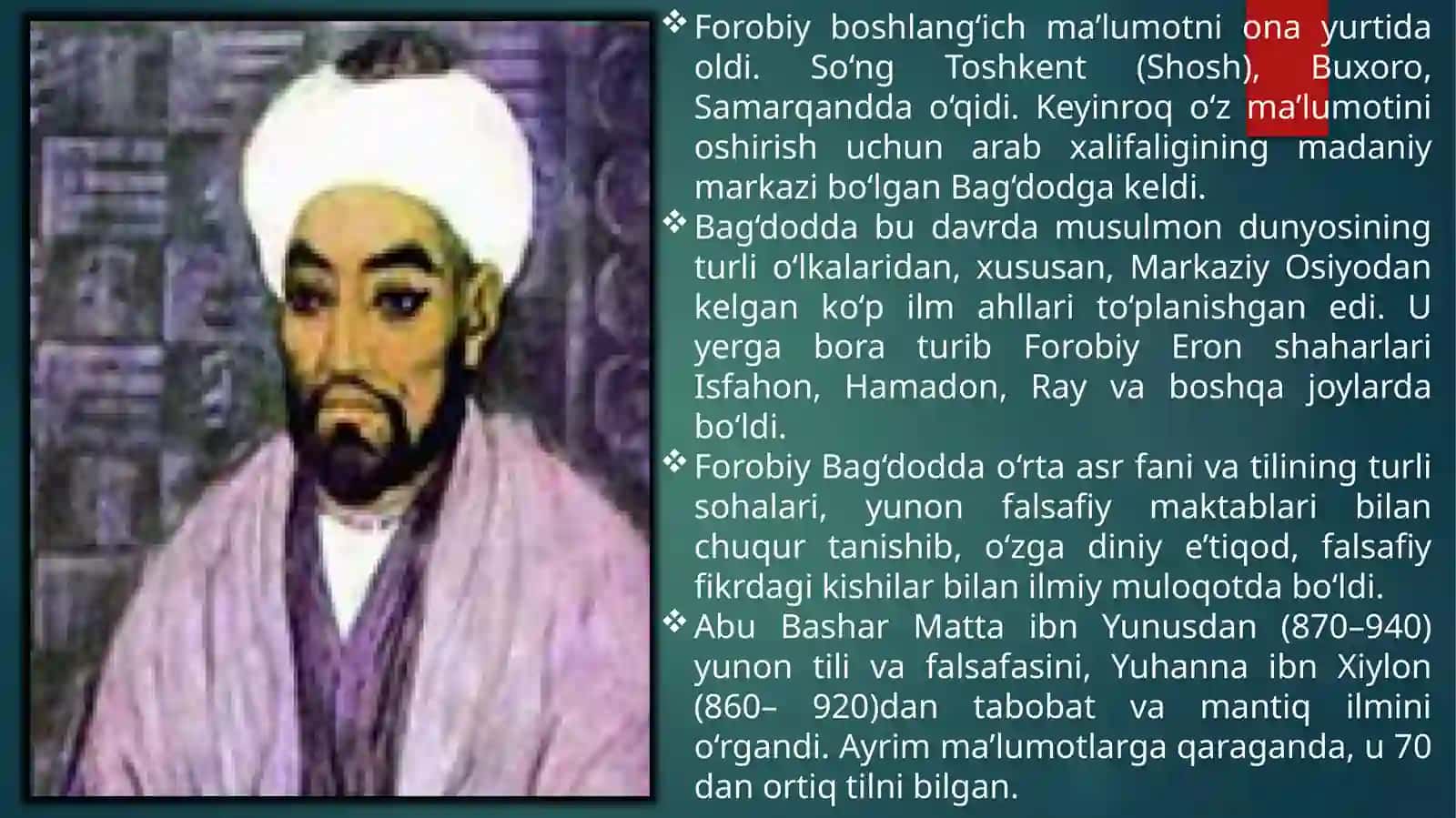 ABU NASR FOROBIY O‘RTA ASRNING BUYUK QOMUSIY OLIMI 4