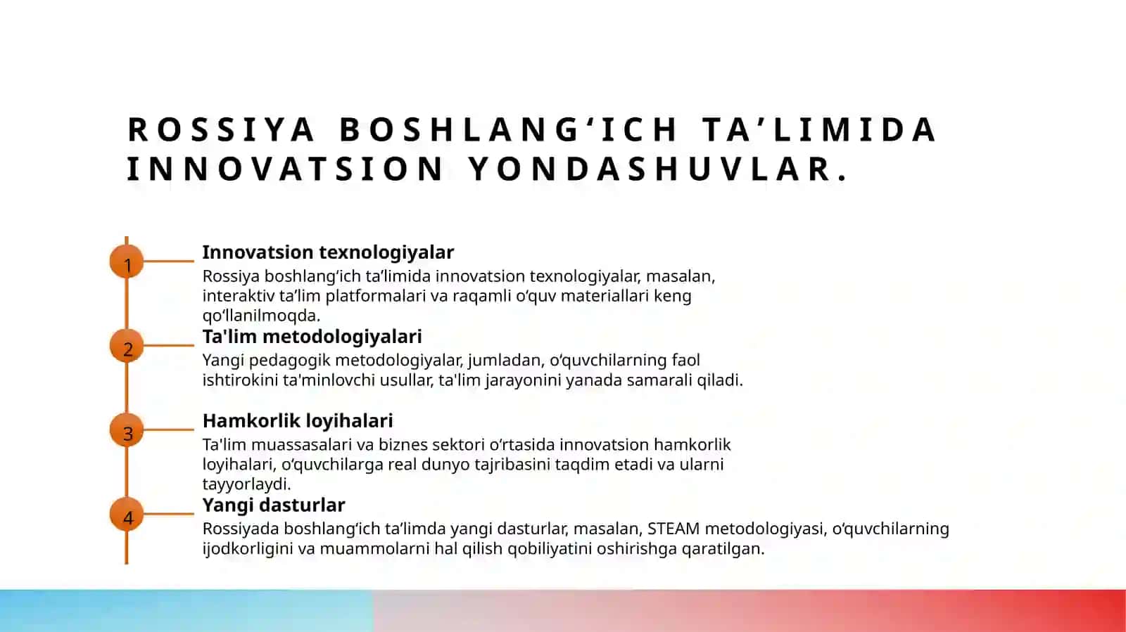 Rossiya Fidiratsiyasida boshlangʻich taʼlim 4