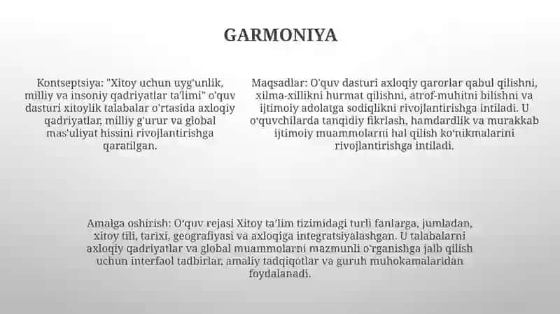 Xitoyda Milliy Qadriyatlar Maktab Tarbiyasi 4