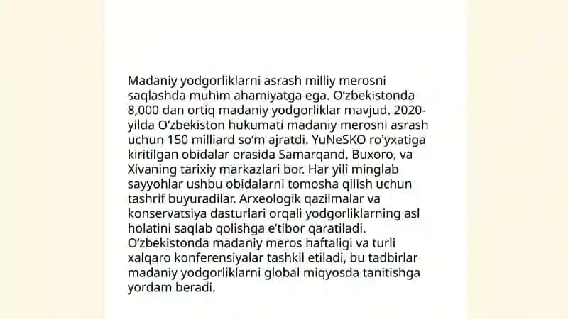 Arxeologik qazishmalar natijasi va muzey ishi 4