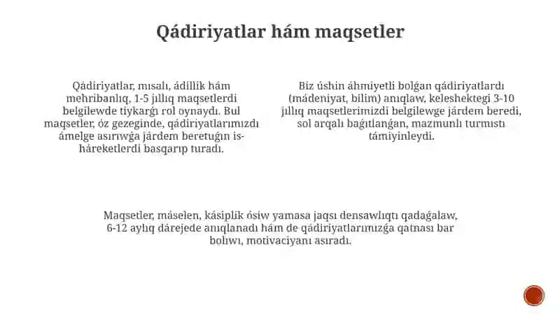 Shaxsiy qásiyetler 4