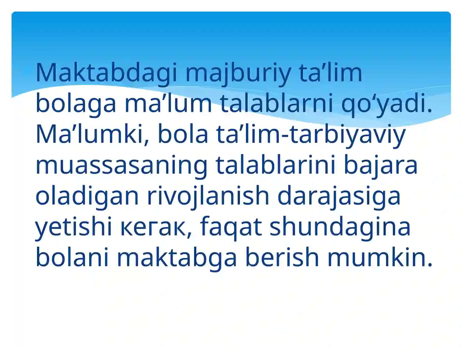 Maktabgacha ta’lim yo'nalishi 4