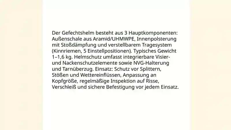 Bundeswehr harbiy xizmatchining kiyim-kechak va anjomlari shaxsiy himoya vositalari 4