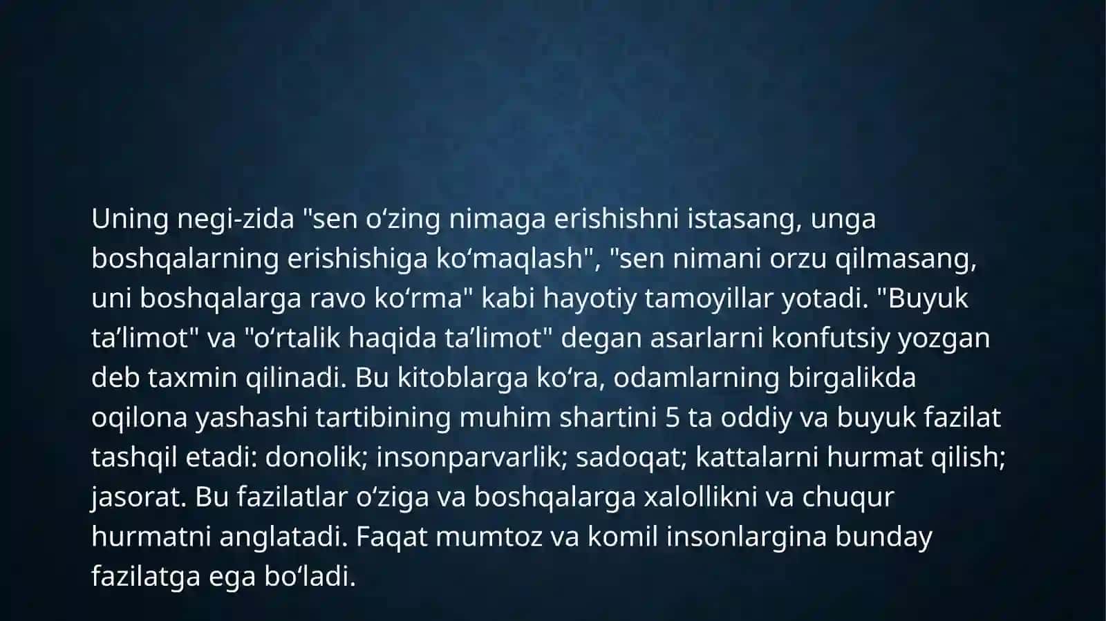 Konfusiy ta’limoti va uning falsafiy qarashlari 4
