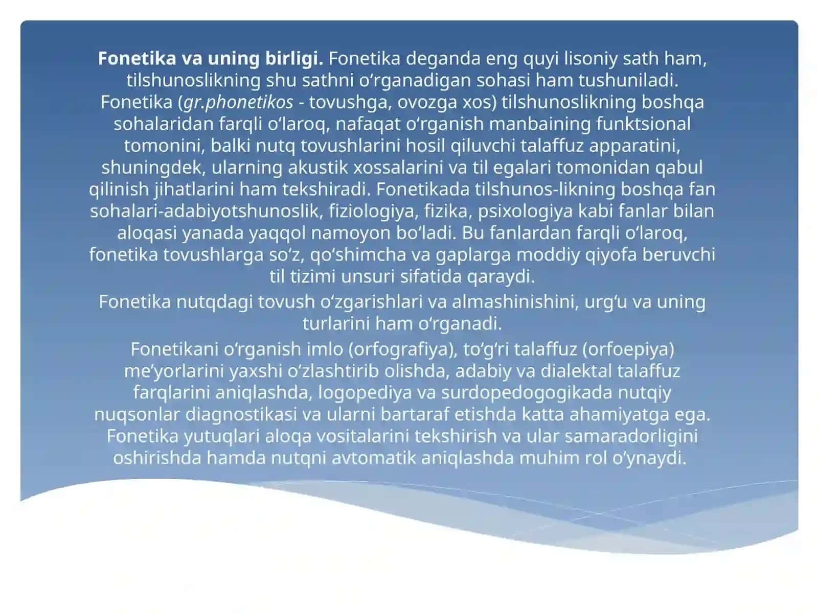 Fonetika va fonologiya 4