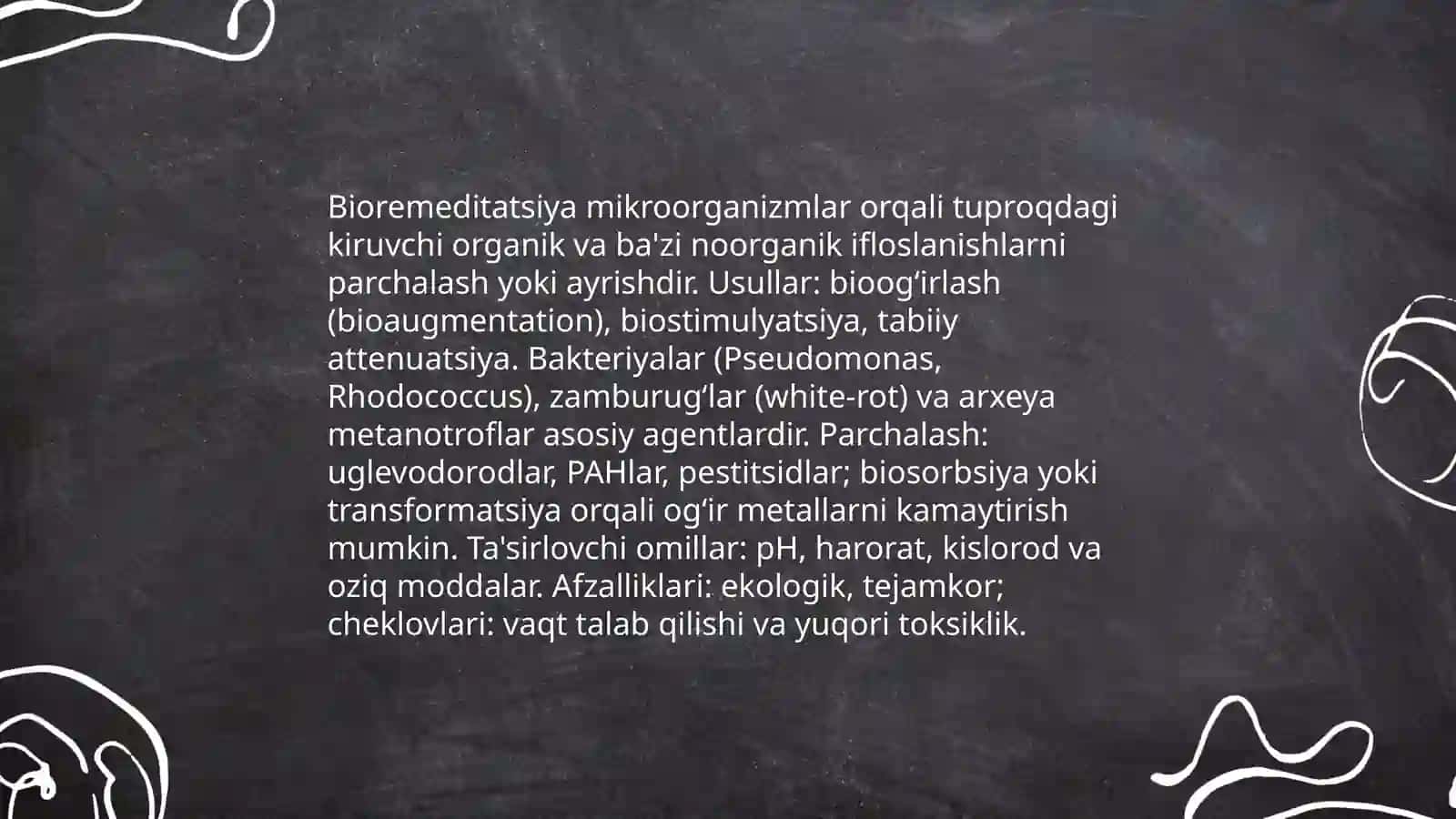 Tuproq tozalanish 4