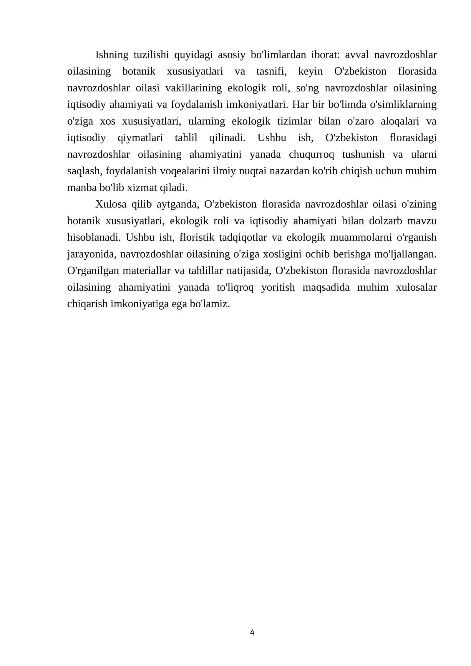 Ozbekiston florasida navrozdoshlar oilasi 4