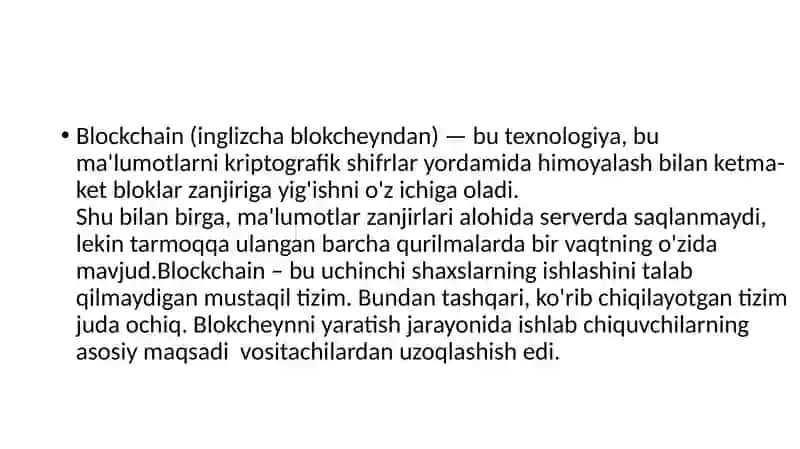 Raqamli iqtisodiyotda blokcheyn va moliyaviy texnologiyalar 4