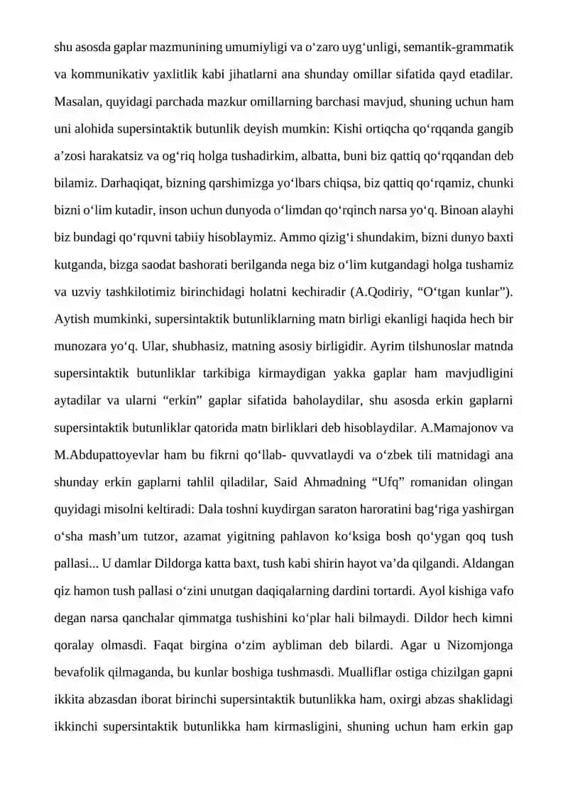 Matn birliklari haqida ma’lumot 4